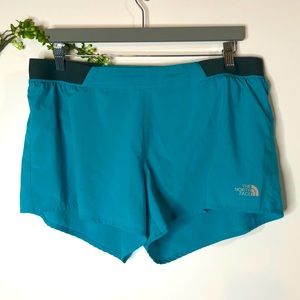 The North Face Blue Lined Running Shorts
